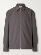 Jil Sander - Twill Zip-Up Overshirt - Gray