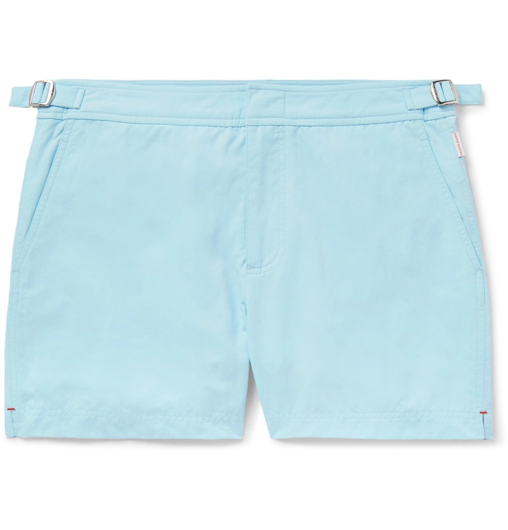 Photo: Orlebar Brown - Skyfall Mid-Length Swim Shorts - Blue