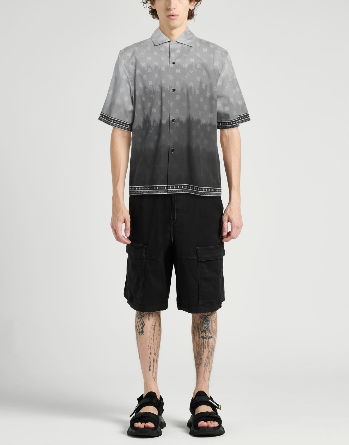 Amiri Mens Shirt in Grey