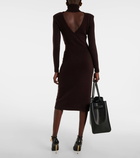 Tom Ford Cashmere turtleneck midi dress