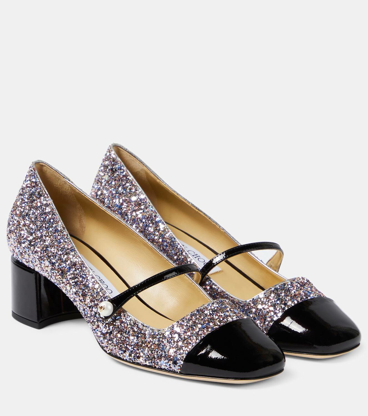 Jimmy Choo Elisa 45 leather Mary Jane pumps Jimmy Choo