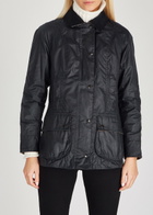 Barbour Beadnell Navy Waxed Cotton Jacket