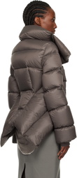 Rick Owens Gray Concordians Naska Duvet Down Jacket