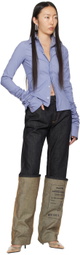 Jean Paul Gaultier Indigo 'The Cuff Denim' Jeans