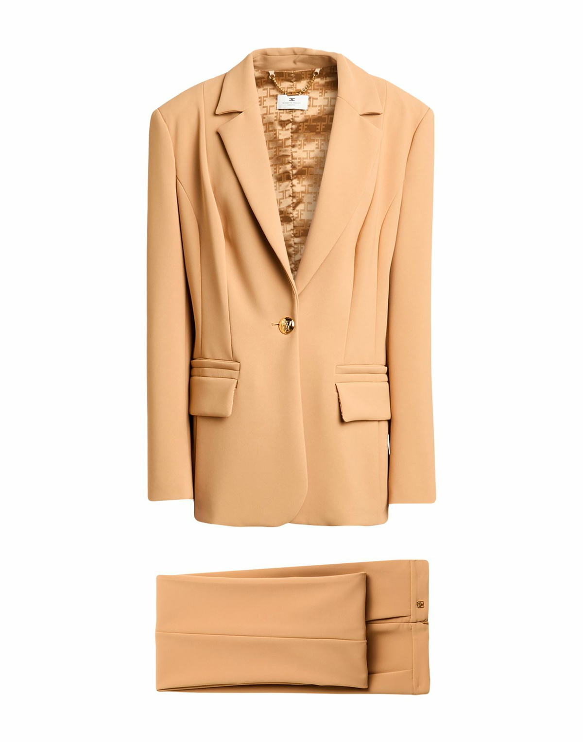 Elisabetta Franchi Essentials Womens Suit Sand