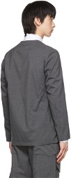 SOPHNET. Grey Polyester Jacket