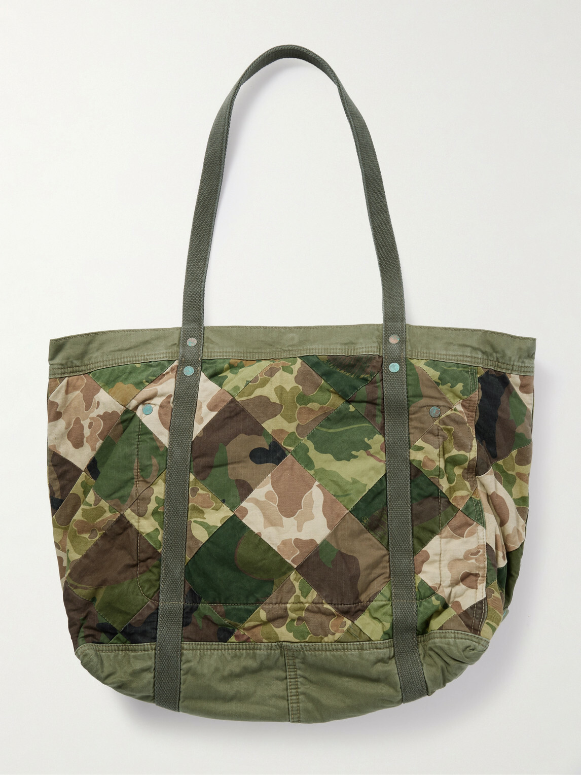 RRL - Patchwork Camouflage-Print Cotton Tote Bag