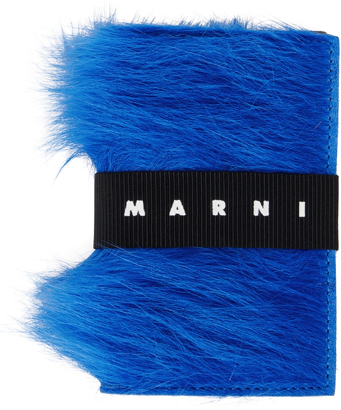 Photo: Marni Blue Tri-Fold Wallet