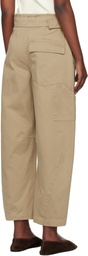SEA NY Green & Beige Carolina Trousers