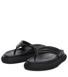 The Attico Alton leather thong sandals