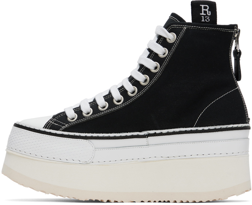 R13 Black Courtney Sneakers R13