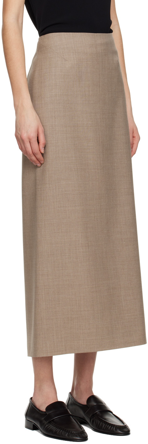 The Row Beige Berth Maxi Skirt The Row