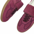 ALOHAS Women's TB 490 Club Suede Leather Sneakers in Suede Raspberry