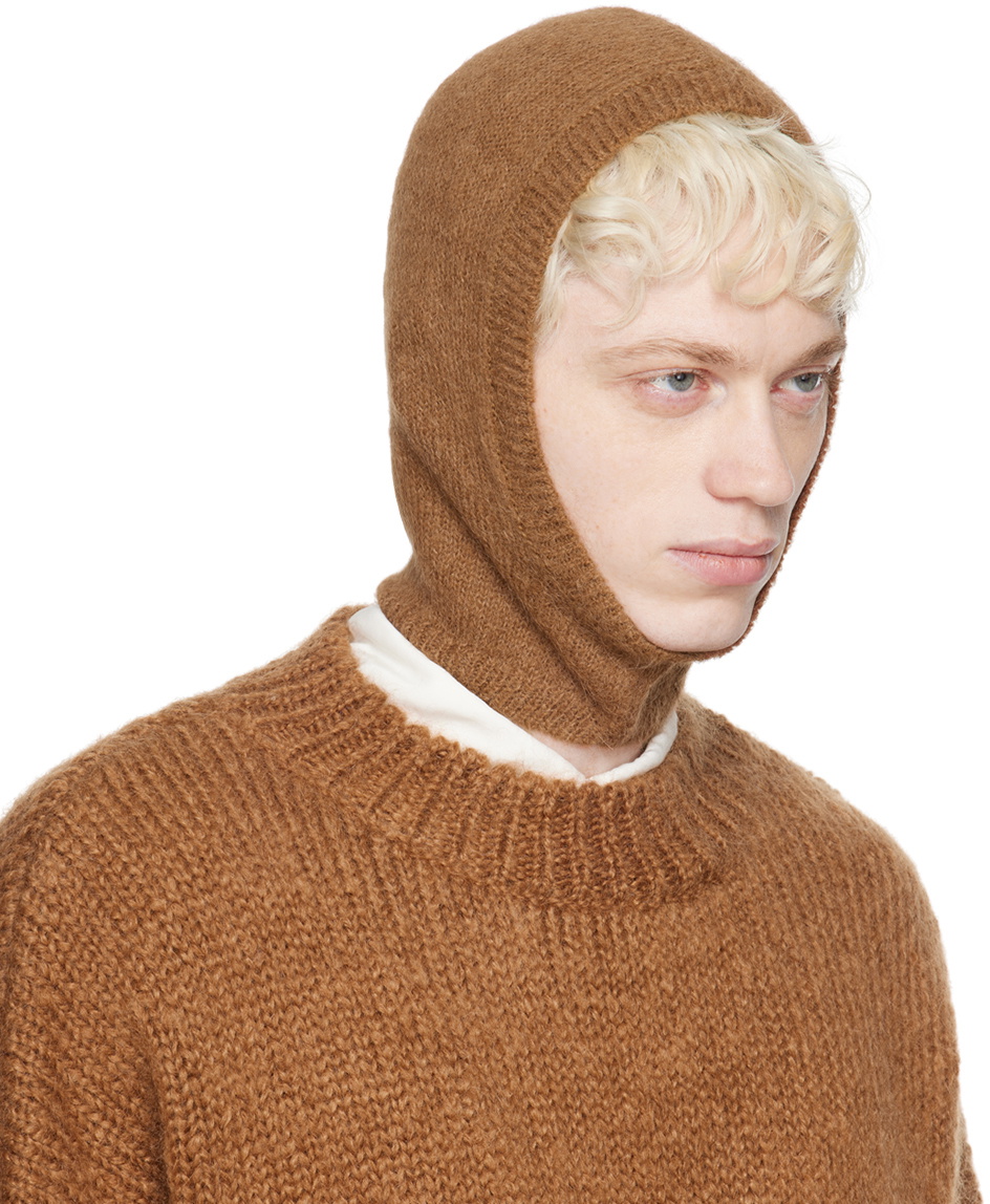 Cordera Brown Ribbed Balaclava