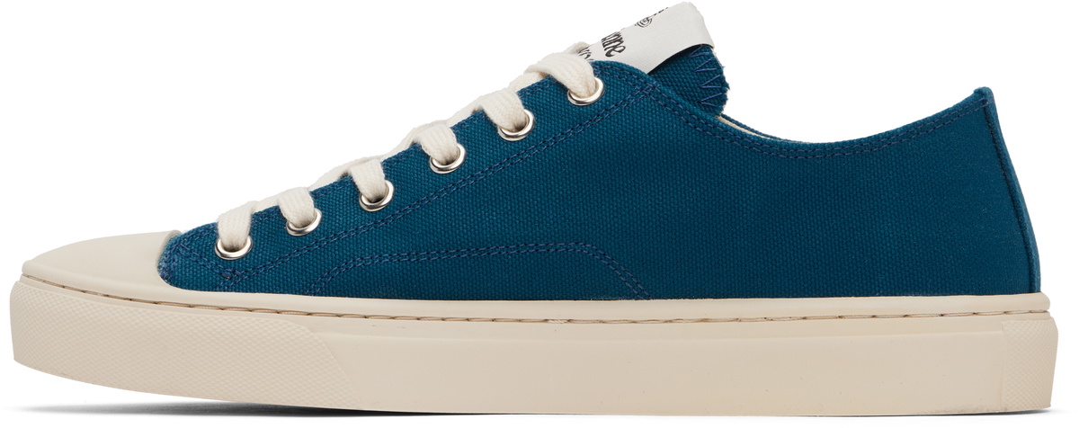 Vivienne Westwood Blue Low Top Plimsoll Sneakers Vivienne