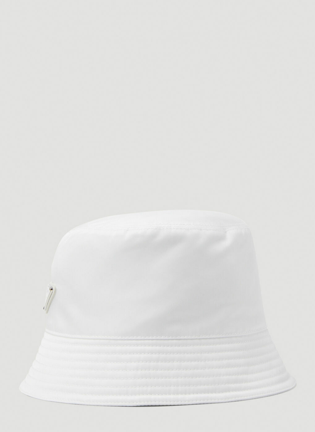 Prada logo best sale patch bucket hat