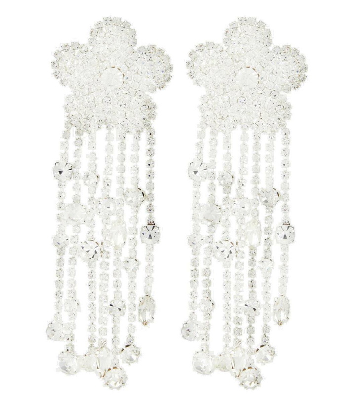 Photo: Magda Butrym Floral crystal-embellished earrings