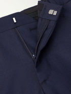 Brioni - Straight-Leg Wool Trousers - Blue