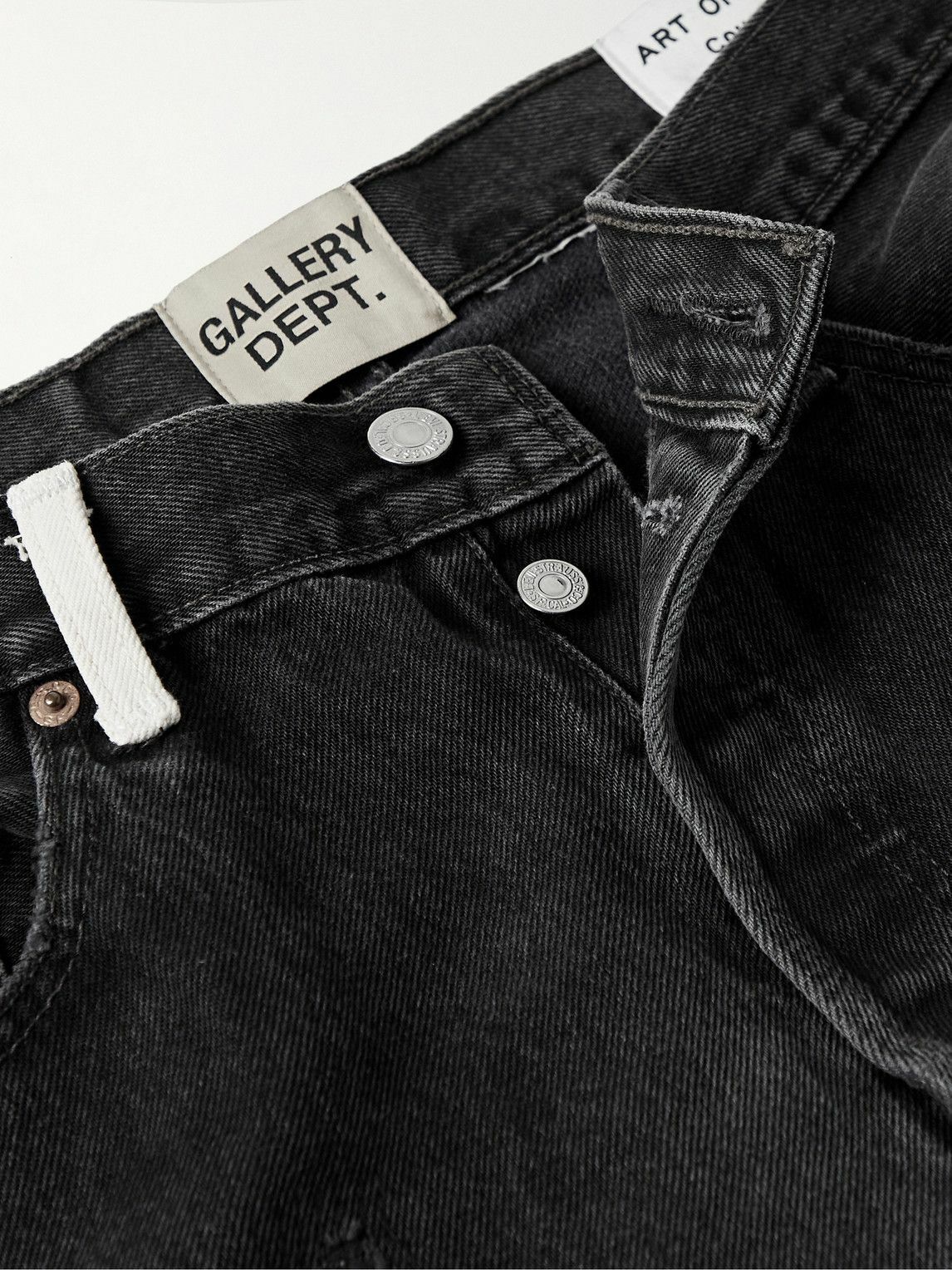 Gallery Dept. Logan Patchwork Straight Jeans - Blue