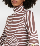 Bogner Beline zebra-print sweater