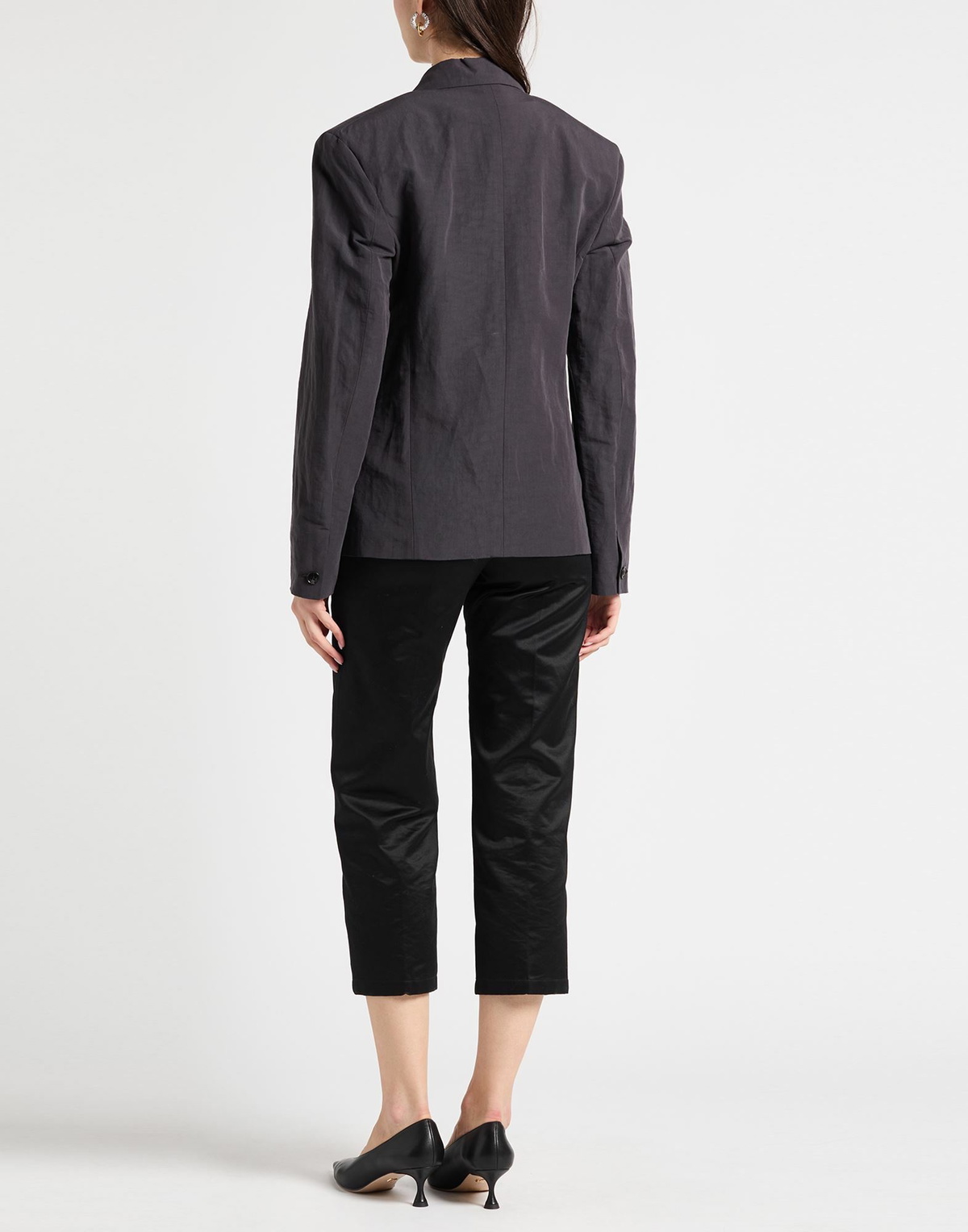 Quira Womens Blazer in Charcoal
