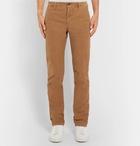 Incotex - Slim-Fit Stretch-Cotton Twill Trousers - Men - Tan