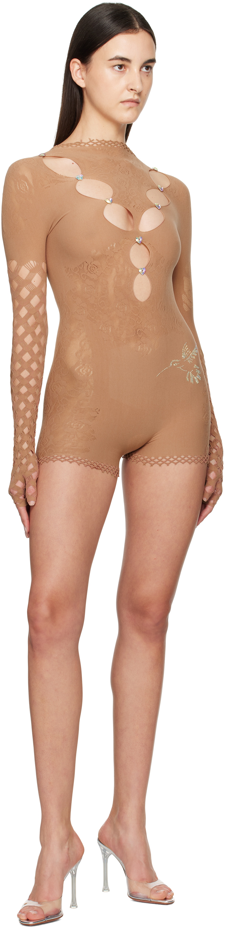 Poster Girl Brown River Bodysuit