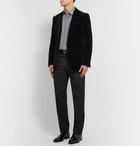 Brioni - Slim-Fit Silk Shirt - Gray