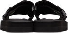 Suicoke Grey & Black DAO-2ab Sandals