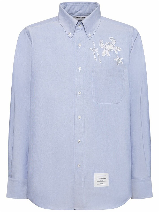 Photo: THOM BROWNE - Straight Fit Button Down L/s Shirt