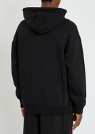 Loewe Hooded Cotton Sweatshirt Black