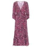 Anna Kosturova Leopard-print silk midi dress