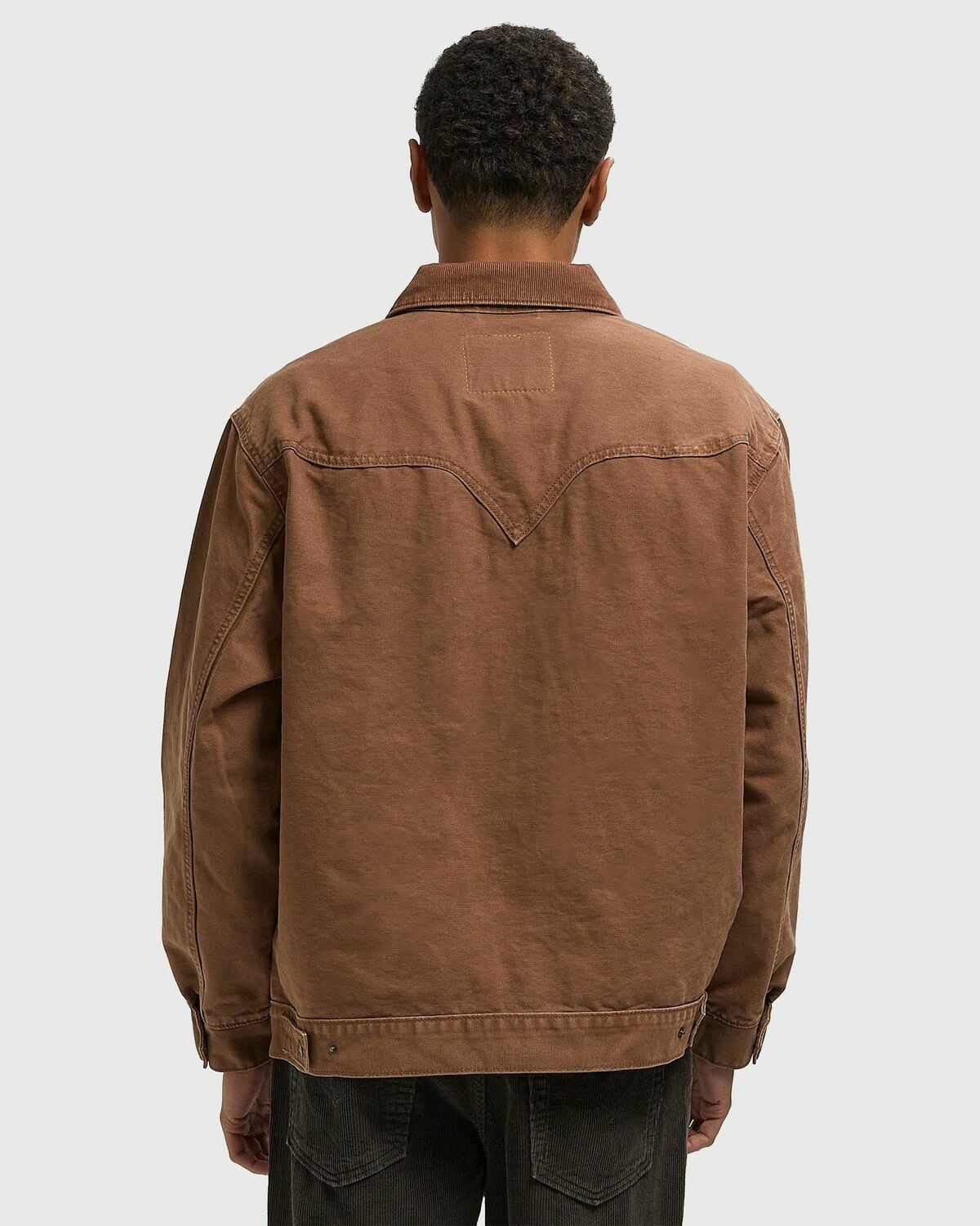 Levis WESTERN INSPIRED TRUCK Brown Mens Denim Jacket