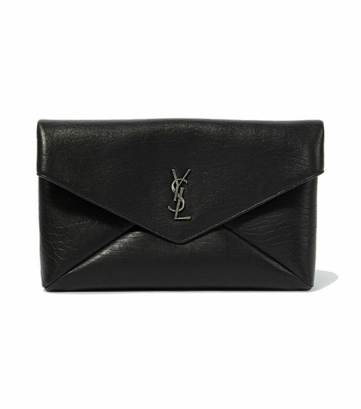 Photo: Saint Laurent Monogram leather pouch