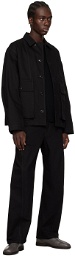 LEMAIRE Black Boxy Denim Jacket