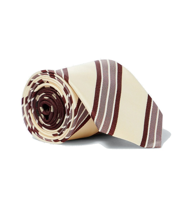 Photo: Dries Van Noten - Printed silk tie