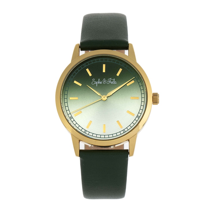 Photo: Sophie And Freda San Diego Quartz Green Dial Ladies Watch SF5103