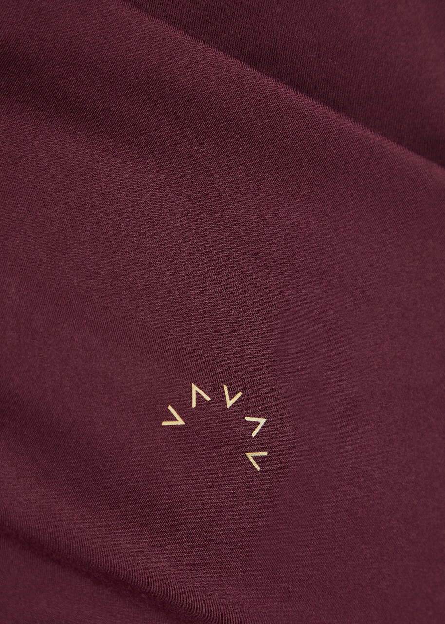 Varley Freesoft Stretch-jersey Leggings Burgundy