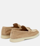 Loro Piana Summer Charms Walk suede loafers