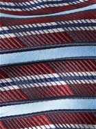 ERMENEGILDO ZEGNA - 9cm Striped Silk-Jacquard Tie