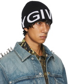 Givenchy Black Logo Beanie