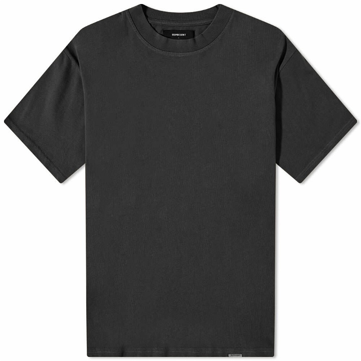 Photo: Represent Men's Blank T-Shirt in Off Black