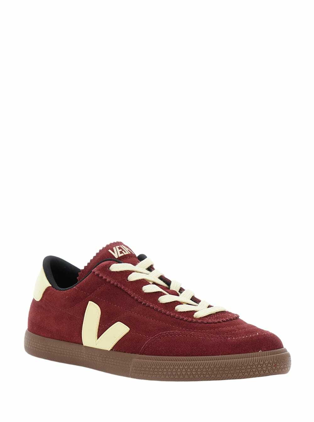 Veja panenka Bordeaux Low Top Sneakers With Logo Patch On The Side And Contrasting Heel With Logo Lettering In Leather Unisex