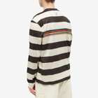 Pop Trading Company x Paul Smith Moc Neck T-Shirt in Off White