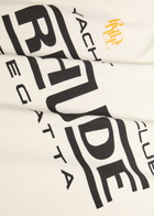 Rhude Regatta Printed Cotton T-shirt White