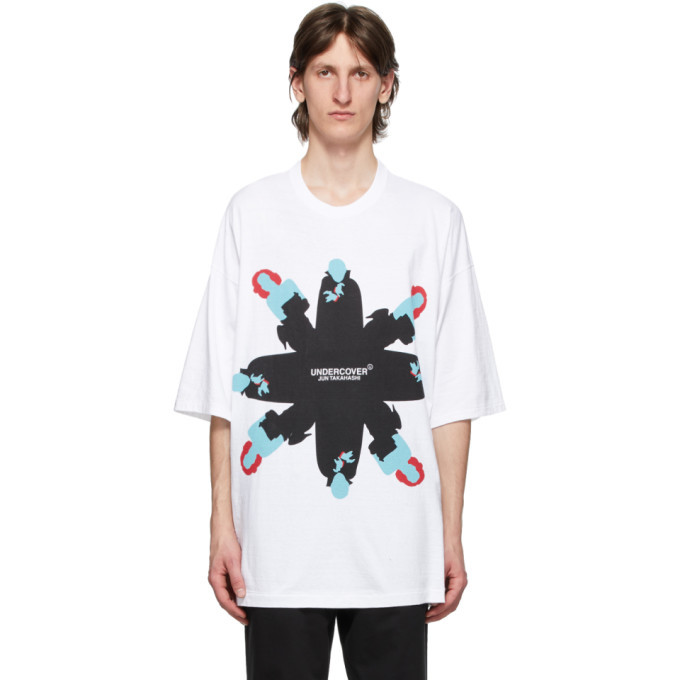 ひ*む様 undercover 20ss dracula Undercover White Dracula T-Shirt Undercover
