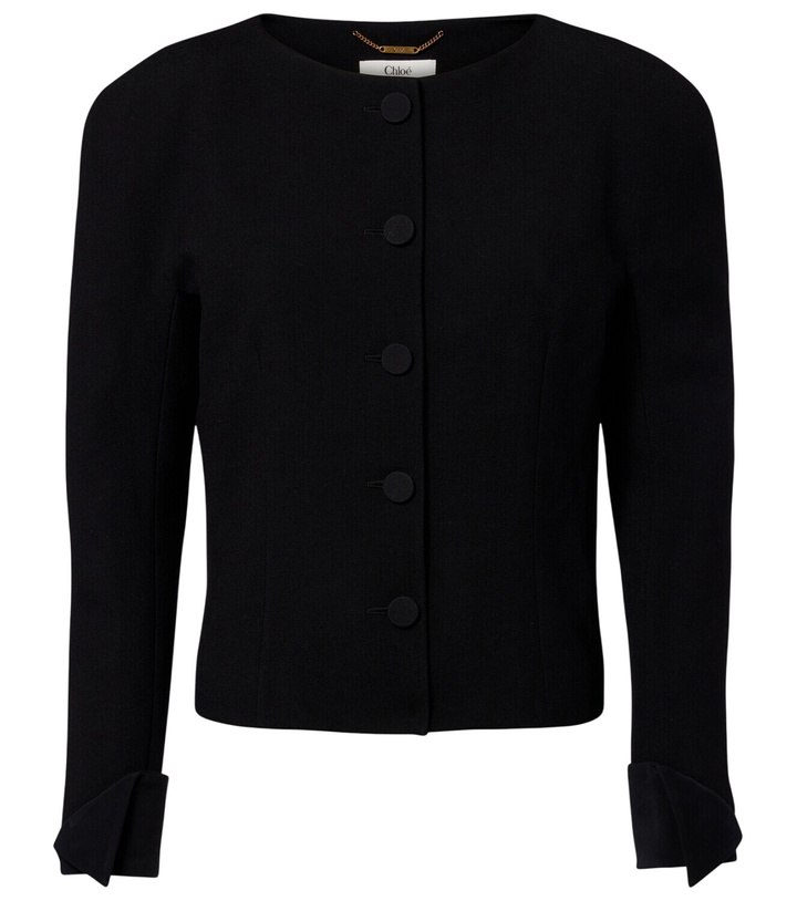 Photo: Chloé Virgin wool crêpe cardigan