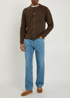 NN07 Jasper Wool-blend Cardigan Brown