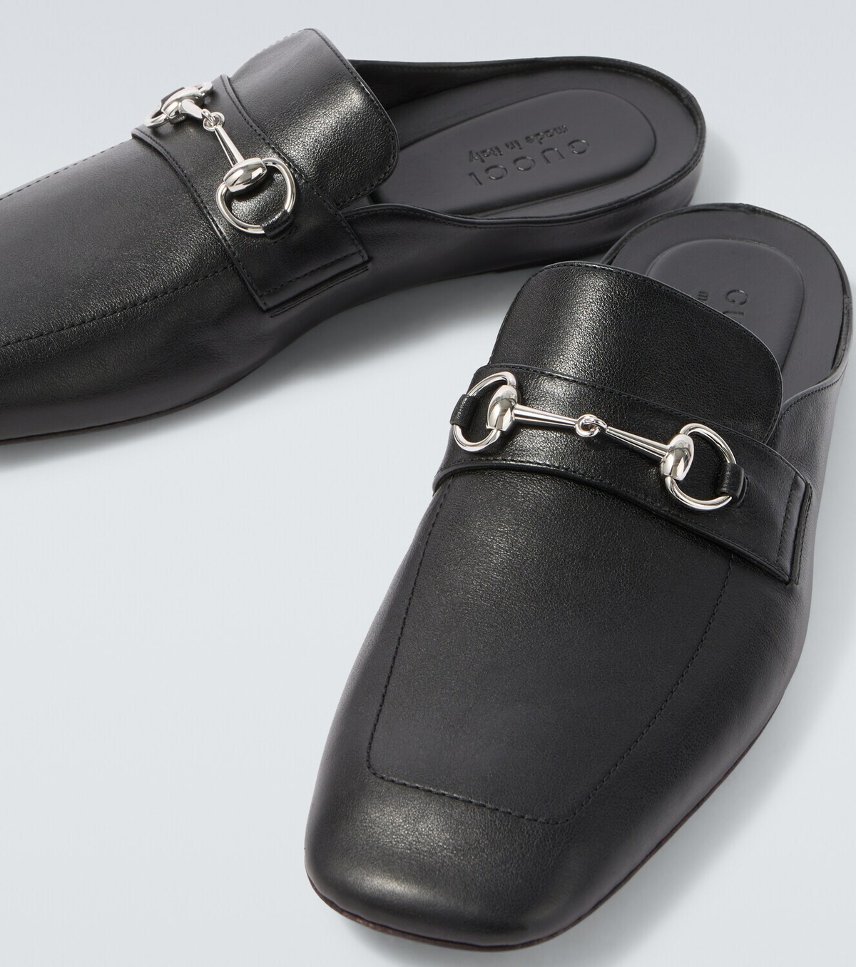 Gucci Ragazzo leather mules
