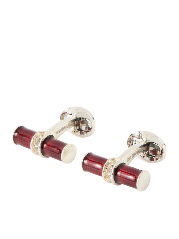 Photo: Deakin & Francis - Enamel and Sterling Silver Cufflinks